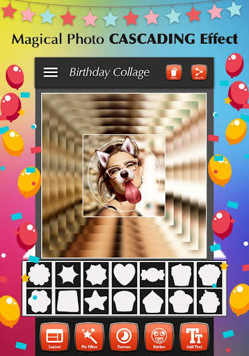 Happy Birthday Photo Collage 5 تصوير الشاشة