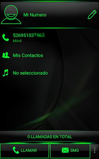 THEME EXDIALER SPECTRA GREEN GLASS screenshot 4
