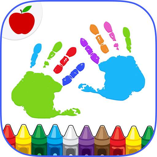 Kids Finger Painting Coloring 22