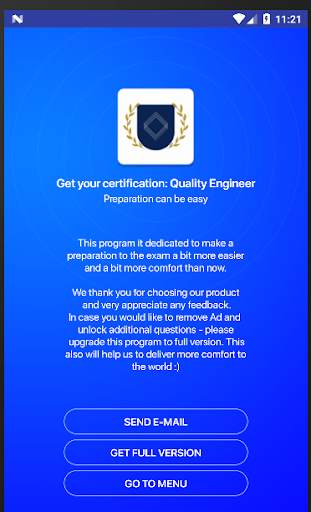 Certified Quality Engineer  practice exams скриншот 8