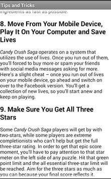 Cheats For Candy Crush Saga screenshot 3