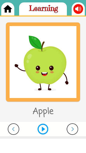 English For Kids-Fruits скриншот 2