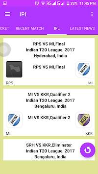 Live Cricket Score & T20 screenshot 6