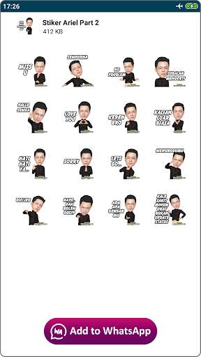 Stiker Ariel WA WAStickerApps screenshot 4