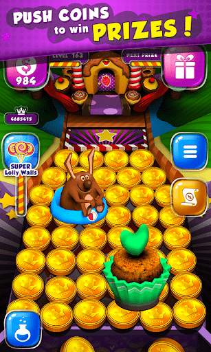 Candy Donuts Coin Party Dozer screenshot 1