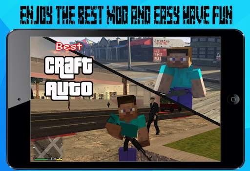 Best Auto Craft Mod For Minecraft - GTA 5 Mod MCPE screenshot 1