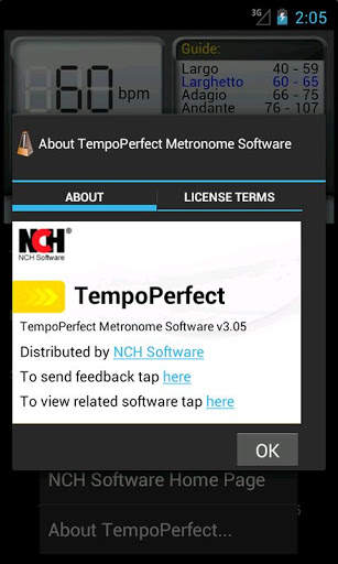 TempoPerfect Metronome Free 1 تصوير الشاشة