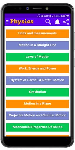 Class 11 Physics Notes screenshot 1