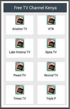 Free TV Channel Kenya स्क्रीनशॉट 1