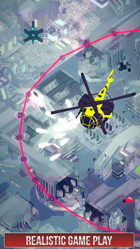 Gunship Airborne - Flying Helicopter Clash screenshot 3