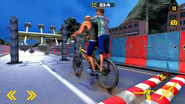 Happy Guts Glory Wheels - BMX Obstacle Course Game screenshot 2