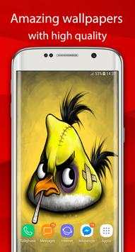 angry HD faces of birds wallpaper स्क्रीनशॉट 5