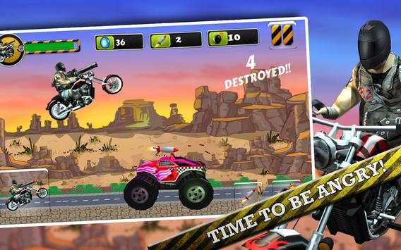 Biker Ninja:Quick Gun Escape screenshot 9