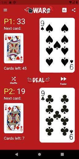 War: Card Game screenshot 1