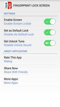 Finger Screen Lock Simulated screenshot 3