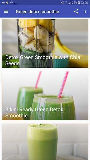 Green detox smoothie screenshot 1