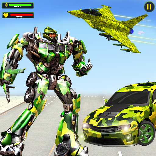 US Army Jet Robot Transforming Wars icon