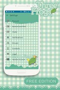 Tema Three Frogs Free screenshot 6