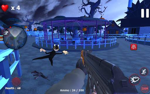 Scary Cartoon Cat Horror Game : Gangster Cat Mod screenshot 3