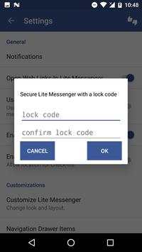 Security Lock - Lite for Facebook screenshot 1