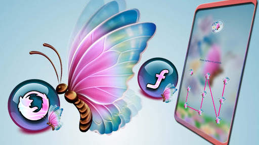 Pink Butterfly Launcher Theme screenshot 4