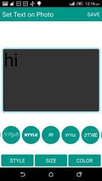 Text on Photo/Image screenshot 3