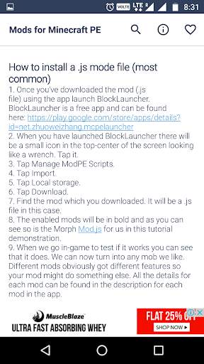 Mods for Minecraft PE screenshot 4