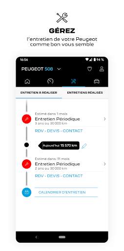 MYPEUGEOT APP screenshot 3