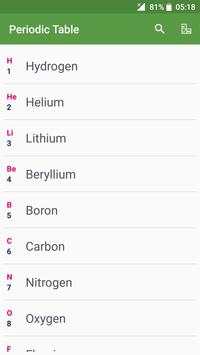 Periodic Table screenshot 2