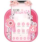 Pink Flowers Launcher