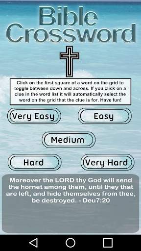 Bible Crossword FREE screenshot 1