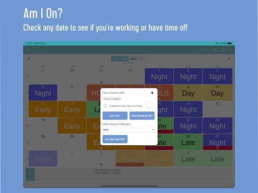 My Shift Planner - Calendar screenshot 9
