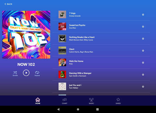 NOW Music App screenshot 1