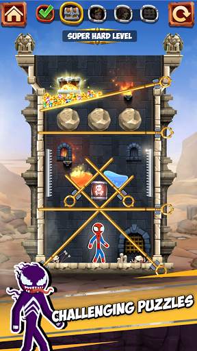 Spider Hero - Rescue Game & Pin Pull screenshot 4