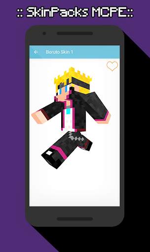SkinPacks Boruto for Minecraft screenshot 1