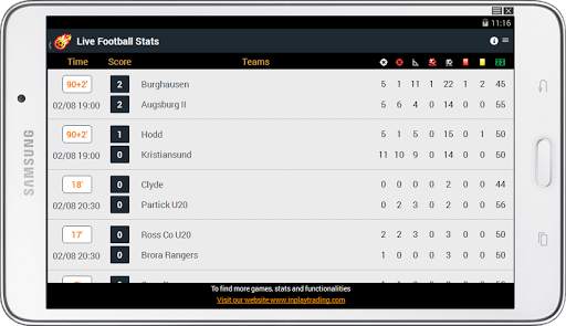 Live Football Stats screenshot 3