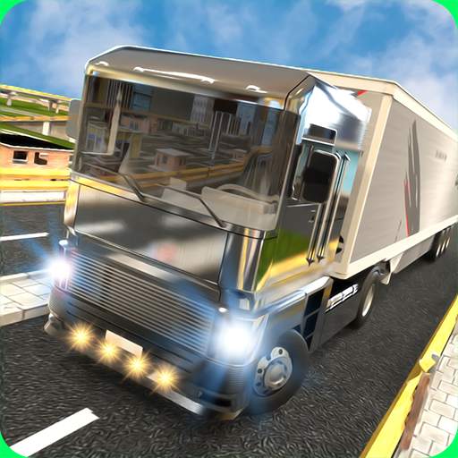 Silver Euro Truck Transporter Driving Sim 2019 1.0
