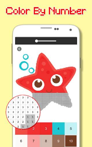 Sea Animals Dolphin And Shark Color By Number screenshot 3