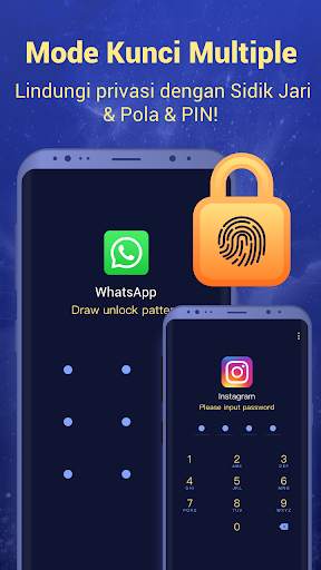NoxAppLock - Lindungi Video, Foto, Obrol & Privasi screenshot 1