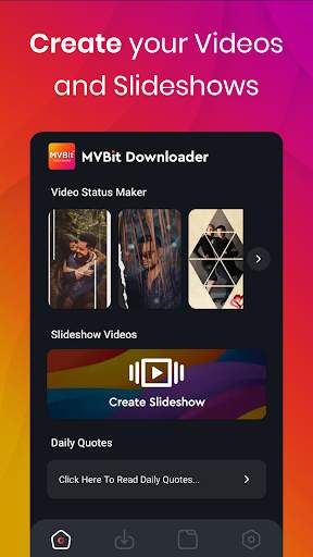 Video Downloader & Video Maker screenshot 1