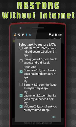 My APKs - backup restore share manage apps apk screenshot 6