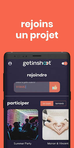 Getinshoot - Collecte vidéo & montage automatisé screenshot 2