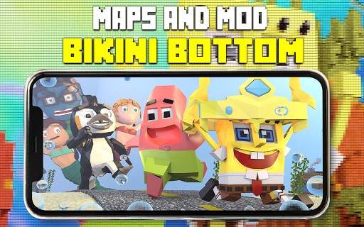 bikini bawah - Sponge  Peta Untuk Minicraft PE screenshot 2
