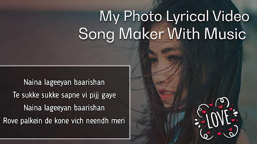 My Photo lyrical video status maker with music screenshot 1