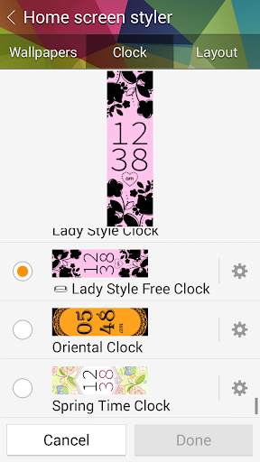 Lady Style Free Clock Gear Fit screenshot 2