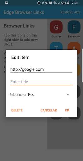 Browser links [only for edge screen] screenshot 4