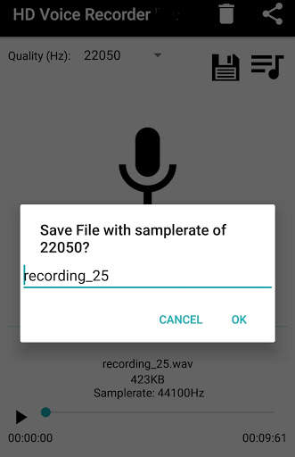 HD Voice Audio Recorder 6 تصوير الشاشة