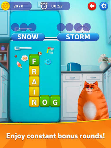 🔥Kitty Scramble: Word Stacks 9 تصوير الشاشة