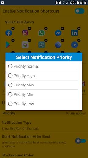 Notification shortcuts -free screenshot 4