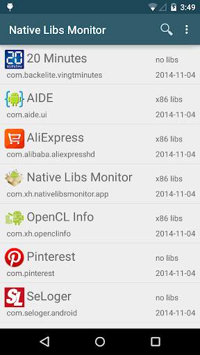 Native Libs Monitor screenshot 2